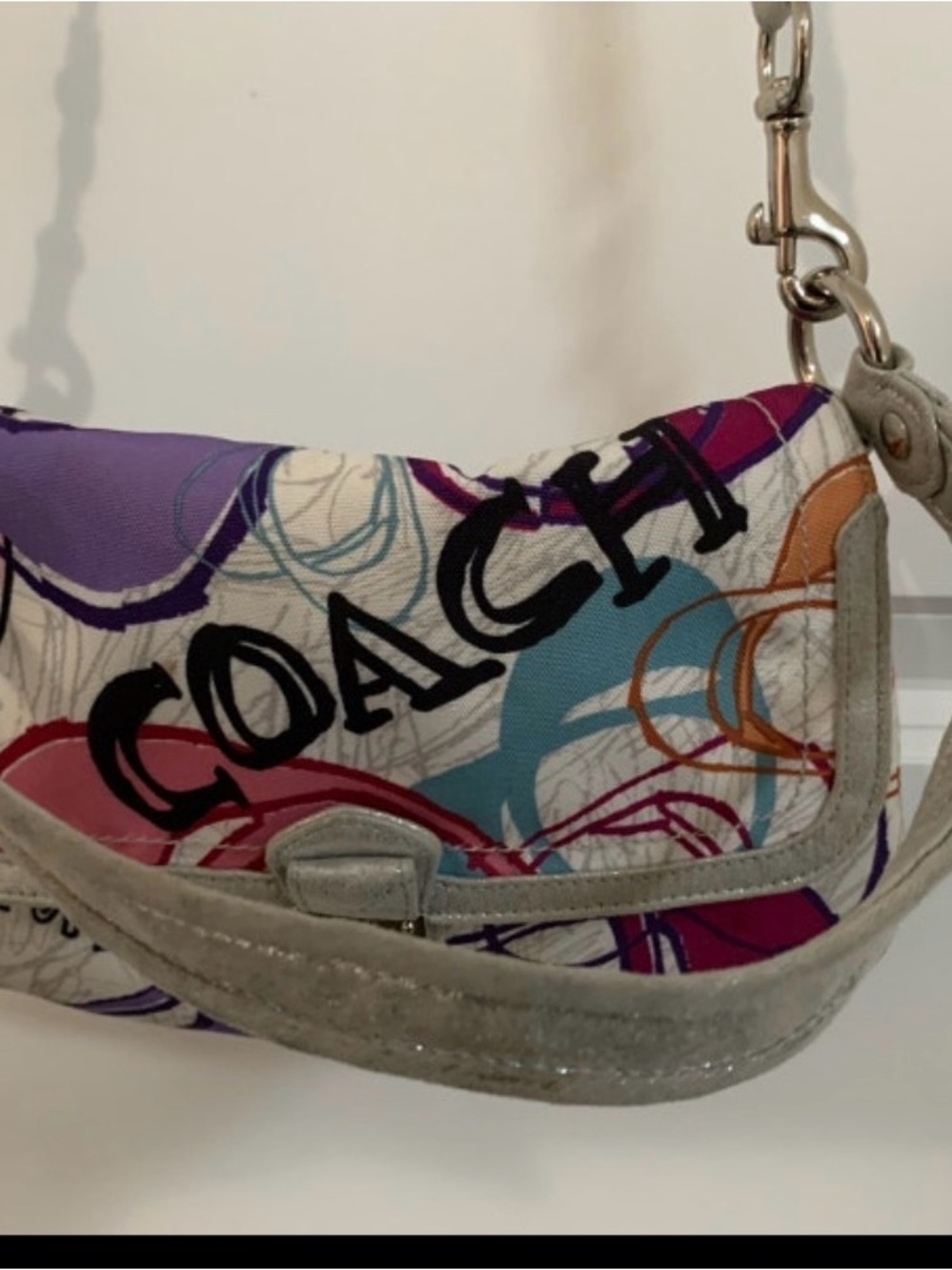 Y2K Vintage Coach Poppy Collection Crossbody purse